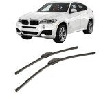 Cumpara ieftin Set stergatoare BMW Seria X6 (F16, F86) 2014-2019, parbriz, Valeo Silencio Xtrm