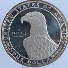 AMERICA, SUA 1 DOLLAR, DOLAR 1983, PROOF, AG.900 foto