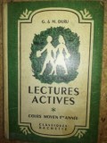 Lectures actives. Cours moyen 1ere annee G&amp;M Duru