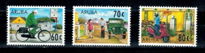 Aruba 1997 - Vehicule postale, serie neuzata foto