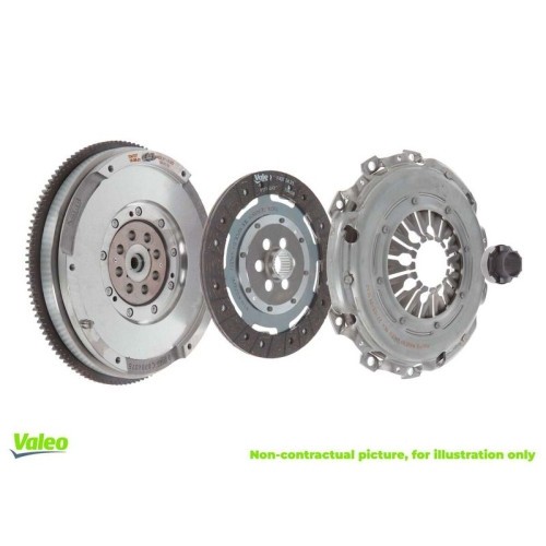 Kit ambreiaj VALEO, Ford Transit, 2000-2006, partea, pentru motoare cu volanta cu masa dubla, Tip cutie viteza : transmisie manuala 5 trepte; Tip cut