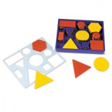 Set de sortat forme geometrice educativ, 60 piese, 5+ ani