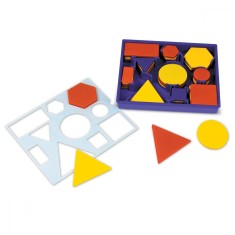 Set de sortat forme geometrice educativ, 60 piese, 5+ ani