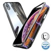 Husa de protectie magnetic 360 pentru apple iphone 7 plus, negru, Flippy
