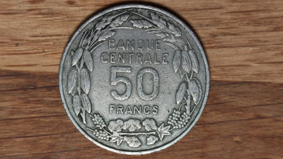 Camerun -moneda de colectie comemorativa- 50 franci / francs 1960 - Independenta foto