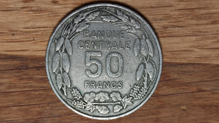 Camerun -moneda de colectie comemorativa- 50 franci / francs 1960 - Independenta