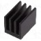 Radiator extrudat, aluminiu, 19mm x 13.5mm, neagra, FISCHER ELEKTRONIK - ICKSMDK19SA
