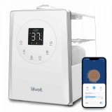 Umidificator de Aer LEVOIT LV600S SMART HYBRID, WI-FI Ultrasonic, Rezervor 6l, Super Silentios, Aromaterapie, Functie AUTO, Autonomie 50 Ore