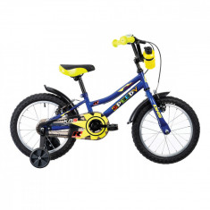 Bicicleta Copii Dhs 1603 - 16 Inch, Albastru foto