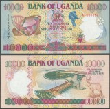 UGANDA █ bancnota █ 10000 Shillings █ 1995 █ P-38a █ UNC █ necirculata