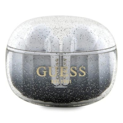 Casti True Wireless, Bluetooth 5.3, IPX4, Type-C - Guess (GUTWSHDGKEEK) - Glitter Black Gradient foto