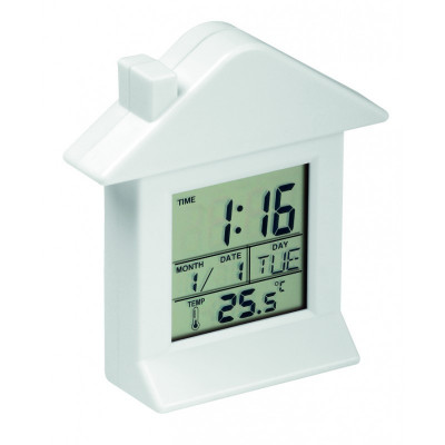 Ceas birou cu magnet afisaj digital din plastic ceas alarma termometru foto
