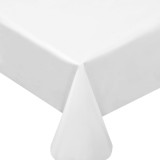 Față de Masă Plastic, Model Unic, Dimensiune 137x274cm, Culoare Albă