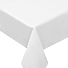 Față de Masă Plastic, Model Unic, Dimensiune 137x274cm, Culoare Albă