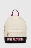 Cumpara ieftin Love Moschino rucsac femei, culoarea bej, mare, cu imprimeu