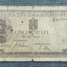 500 lei 1941 Romania / seria 0133911