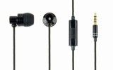 CASTI Gembird, &quot;Paris&quot;, cu fir, intraauriculare, pt smartphone, microfon pe fir, conectare prin Jack 3.5 mm, negru, &quot;MHS-EP-CDG-B&quot;, (timbru verde 0.18