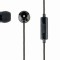 CASTI Gembird, &quot;Paris&quot;, cu fir, intraauriculare, pt smartphone, microfon pe fir, conectare prin Jack 3.5 mm, negru, &quot;MHS-EP-CDG-B&quot;, (timbru verde 0.18