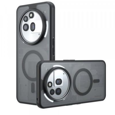 Husa MagSafe pentru Nothing Phone (3a) Pro, Techsuit, PureFrost, Neagra foto