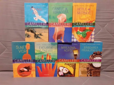 FORMA APEI/CAINELE DE TERACOTA/HOTUL DE MERINDE/SUNETUL VIORII/EXCURSIE LA TINDARI/MIREASMA NOPTII/RABDAREA PAIANJENULUI (MONTALBANO)-ANDREA CAMILLERI foto