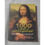 Christa Poppelman - 1000 de Erori din Cultura Generala