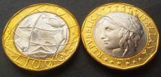 Moneda bimetal 1000 LIRE - ITALIA, anul 1998 *cod 3884 B = UNC foto