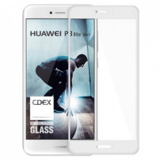 Folie Sticla Tempered Glass Huawei P8 Lite 2017 P9 Lite 2017 4D/5D full glue fullcover white