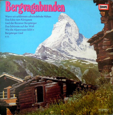 Der Bergsteiger Chor_Edi Pfister_Orchester Franzl Hepp - Bergvagabunden (Vinyl) foto