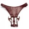 Slip strap on Liebe Seele Forced Wine Red