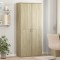 vidaXL Dulap &icirc;nalt, stejar sonoma, 80x35x180 cm, lemn prelucrat 3276653