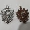S 13 - semne de arma - metalice - geniu - model vechi - argintii