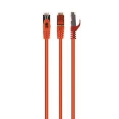 PATCH CORD S/FTP GEMBIRD Cat6a, LSZH, cupru, 0.25 m, portocaliu, AWG27, dublu ecranat &quot;PP6A-LSZHCU-O-0.25M&quot; (timbru verde 0.08 lei)