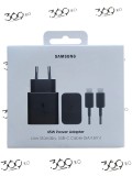 SET Incarcator retea Samsung 45W 1x Type-C BLACK EP-T4511XBEGEU + CABLU