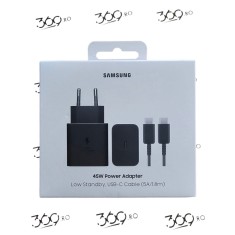 SET Incarcator retea Samsung 45W 1x Type-C BLACK EP-T4511XBEGEU + CABLU