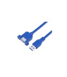 Cablu extensie USB3.0 Tata-Mama 1m pentru panou