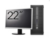 Pachet Calculator Refurbished HP 800 G2 Tower, Intel Core i5-6500 3.20GHz, 16GB DDR4, 256GB SSD + Monitor 22 Inch + Windows 10 Home NewTechnology Medi