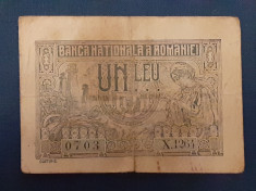 Romania 1 leu 1915 foto