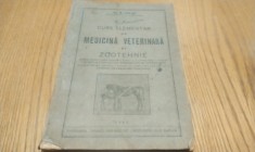 CURS ELEMENTAR DE MEDICINA VETERINARA SI ZOOTEHNIE - B. Celan - 1942, 254 p. foto
