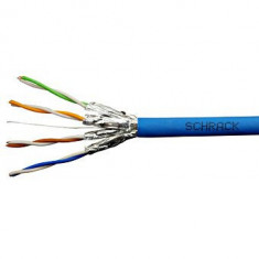 Cablu Schrack U/FTP Cat.6a, HSKF423HB5, 4x2xAWG23/1, 500Mhz, LS0H, Dca, albastru SafetyGuard Surveillance