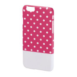 Carcasa Lovely Dots iPhone 6 Hama, Roz/Alb, iPhone 6/6S, Plastic