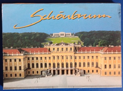 CC5 47 - Pliant/ Set ilustrate / carti postale - Palatul Schonbrunn - Viena - Austria foto