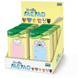 Bloc notes adeziv, Pretty Memo, 6 modele (96 blistere/display)