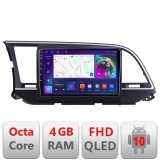 Navigatie Hyundai Elantra 2015-2018 B-581 Android Ecran QLED octa core 4+64 carplay android auto KIT-581+EDT-E309V3