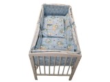 Lenjerie MyKids Baby Teddy Albastru 4+1 Piese 120x60 cm