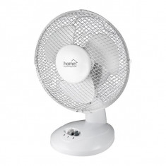 Ventilator de masa, 2 viteze, grilaj protector, alb, Home foto