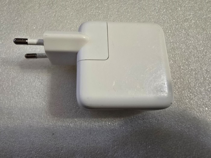 Incarcator Apple original MY1W2ZM/A, TYPE-C, 30W, A2164, White