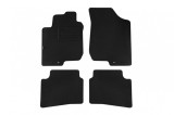 Mochete din covor cu doua straturi, potrivite pentru Kia Ceed, Pro Ceed 2007-2009, din tesatura Rex, set de 4 bucati, negre Performance AutoTuning