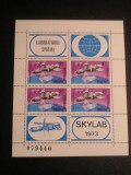 M1 TX2 7 - 1974 - SKYLAB - bloc de patru dantelat, Spatiu, Nestampilat