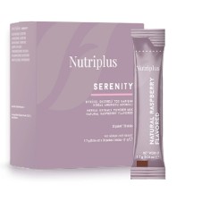 Nutriplus Ceai Serenity cu Zmeura 30 Plicuri , Relaxare Naturala si Gust Delicios