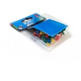 Ace color pentru tabla pluta, 25 bucati/cutie